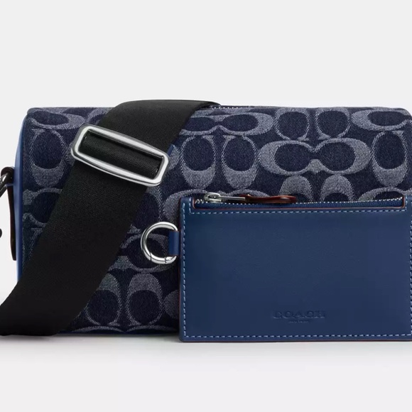 Coach Outlet NWT Axel Crossbody Bag In Signature Denim